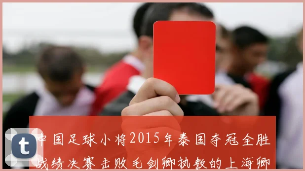 中国足球小将2015年泰国夺冠全胜战绩决赛击败毛剑卿执教的上海卿训